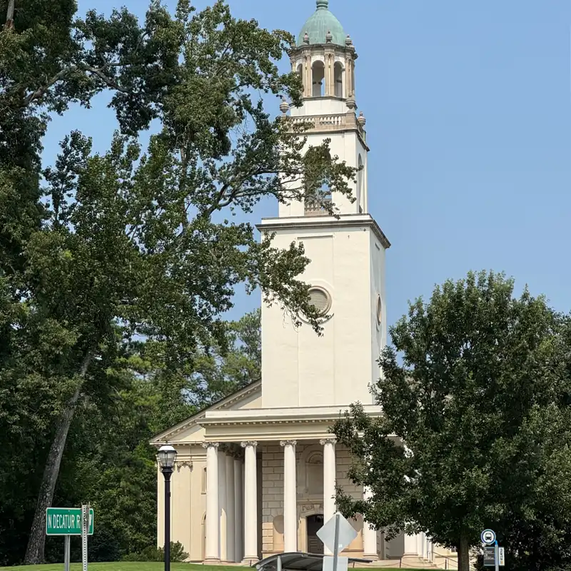 Emory University campus along North Decatur Road in Northeast Atlanta